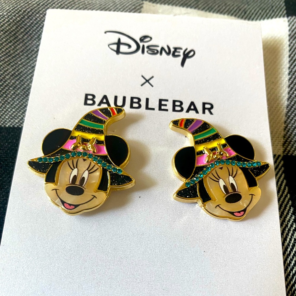 Witch Mickey Mouse Disney Baublebar Halloween Earrings